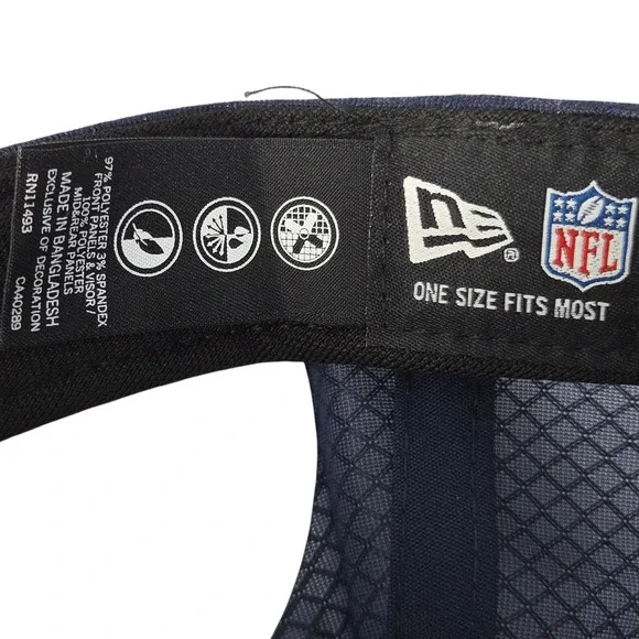 Tennessee Titans New Era 9SEVENTY Hat Navy 2025 Sideline Adjustable Mesh Cap NWT - Picture 7 of 8